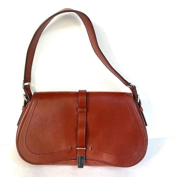 Prada Vitello England Shoulder Bag Cognac - Picture 5 of 11